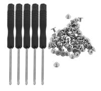 HIAKDOFT Kit de Vis M2X3Mm pour SSD et Carte Mère PC - 500 Vis Métalliques 5 Tournevis - Fixation Compacte et Solide pour Ordinateur Portable Réparation et Montage Matériel Informatique