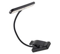 HIAKDOFT Lampe Clip LED Lumières Lampe Piano Dimmable pour Pupitre Lecture et Chevet Pince Jusqu à Lumière Rechargeable et Protection Antidérapante