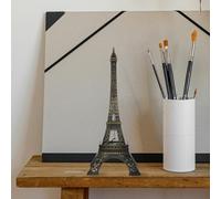 HIAKDOFT Lampe de Bureau LED Tour Eiffel Lumineuse Métal Modèle Architectural Décoratif Créatif Veilleuse de Table pour Maison et Bureau Cadeau Artistique Élégant