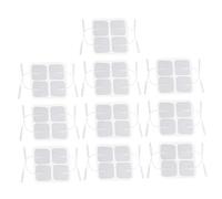 HIAKDOFT Lot de 10 Sets de 2,0 MM Réutilisables en Silicone Non Tissé 4X4 CM pour Maison et Magasin Haute Conductivité Usage Pratique Auto-Adhésif