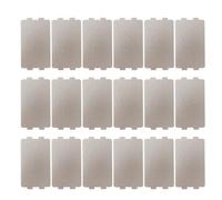 HIAKDOFT Lot de 18 Plaques Isolantes en Mica 116 X 65 CM pour Micro-Ondes Accessoires de Remplacement Anti-Huile et Ignifuges Pièces Détachées Compatibles pour Four à Micro-Ondes