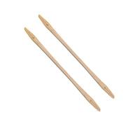 HIAKDOFT Lot de 2 Clés D'accordage de Piano en Bois Kaki Coussinets en Peau Synthétique, Outils de Mise en Sourdine Mediant et Alt pour Accordage Précis, Accessoires Indispensables