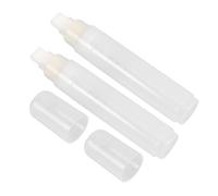 HIAKDOFT Lot de 2 Marqueurs de Peinture Rechargeables Transparents Pointe Plate 10 MM Stylos à Peinture à Craie Liquide pour Bois Métal Céramique - Accessoires pour Travaux Artistiques