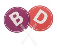 HIAKDOFT Lot De 2 Palettes De Vote Pour L'Enseignement De L'Anglais En Primaire Outils De Notation Pour Les Compétitions Par Équipe Les Concours Et Les Événements