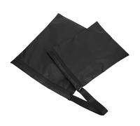 HIAKDOFT Lot de 2 Paquet Étanches Noirs Réutilisables avec Poignée, Tailles 30x22,5 Cm et 36x30 Cm, pour Maillots de Bain Mouillés, Couches Lavables et Vêtements Humides, Plage, Yoga