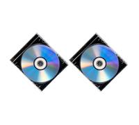 HIAKDOFT Lot de 2 Sets de Disques CD-R Vierges Inscriptibles Haute Capacité 700 Mo Vitesse 52X avec Boîtiers Cristal Compatibles Graveurs DVD/CD Enregistrement Audio et Vidéo Stable