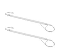 HIAKDOFT Lot de 2 Tubes Chauffants en Quartz Dépolis 26 Cm Câble, Élément Chauffant Infrarouge pour Radiateurs Électriques Portables, Résistance de Remplacement Silencieuse pour Chauffage