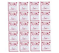 HIAKDOFT Lot de 20 Serviettes en Papier Décoratives Imprimées Love de Cœur, Absorption Supérieure, Pâte de Bois Douce, pour Décoration de Table Mariage et Saint-valentin, Fêtes Romantiques