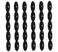 HIAKDOFT Lot de 20 Tapis De Protection d'arbre Paillis Jardin Rond 27 Cm x 4 Cm Toile De Désherbage Agricole Perméable Anti-Mauvaises Herbes Dégradable pour Potager Et Verger