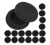 HIAKDOFT Lot de 24 Coussinets d'oreille en Mousse 55 MM Remplaçants Universels pour Casque Audio de Bruit Confortable et Hygiénique pour Écoute Prolongée