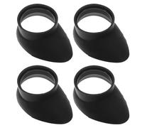 HIAKDOFT Lot de 4 Œilletons en Caoutchouc pour Jumelles et Télescopes 29-33 MM Protection Oculaire Souple Compatible Microscope Accessoires D’Astronomie pour Observation en Extérieur