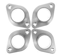 HIAKDOFT Lot de 4 Supports de Tringle à Vêtements en Acier Inoxydable Douille de Fixation Carrée pour Tringle de Penderie 20 MM Bride Stable pour Placard Fixation Murale Facile