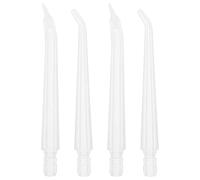 HIAKDOFT Lot de 4 Têtes de Rechange pour Hydropulseur, Embouts de Buses D'eau Multifonctions, Pièces Solide en Matériau Résistant, Compatibles pour Nettoyage Bucco-dentaire et Élimination