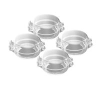 HIAKDOFT Lot de 4 Verrous de Sécurité Garçon et Filles Transparents pour Portes, Cache-poignées Anti-accident, Protection Polyvalente pour Sécurité Bébé la Maison, Installation