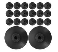 HIAKDOFT Lot de 50 Ventouses Noires en Caoutchouc pour Pompe à Air D’Aquarium Supports Submersibles Puissants et Étanches Compatibles Pompes à Oxygène Accessoires pour Fixation Fiable et