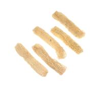 HIAKDOFT Luffa Naturel Exfoliant Corps Et Jouet De Nettoyage pour Petits Animaux 13-22 Cm Lot De 5 Pièces en Fibre Végétale Polyvalent pour Toilette Quotidienne