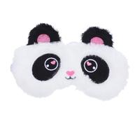 HIAKDOFT Masque de Sommeil Peluche Garçon Fille Panda Doux et Confortable Cache-yeux Mignon pour Garçon Fille Masque Nuit Kawaii pour Voyage et Sieste Protège des Lumières Gênantes Peluche