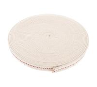 HIAKDOFT Mèche à Pétrole Plate en Coton Pur 12 CM de Large - Rouleau de 10 M - Mèche de Rechange pour Lampe à Pétrole Lanterne de Camping et Brûleur à Bougie - Combustion Stable sans