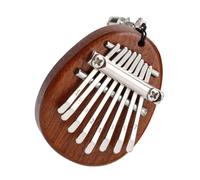 HIAKDOFT Mini Kalimba Piano à Pouce Portable Bois Éthéré Instrument de Musique Compact et Facile à Transporter pour Débutants et Cadeau pour Famille et Amis