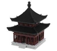 HIAKDOFT Miniature Pavilion Model for Aquarium Landscape Compact Ancient Chinese Building Ornament Fish Tank Decor for Desktop and Micro Landscape
