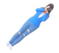 HIAKDOFT Miniature People Figures Resin Models for Table Scenes Realistic Woman Props for Photography Teaching Tools and Creative Projects