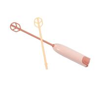 HIAKDOFT Mixeur Électrique Portable pour Poudre de Lait et Boissons Agitateur Manuel sans Fil Mixeur pour Lait Infantile et Café Facile à Nettoyer Set de Bâtonnets