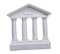 HIAKDOFT Modèle Temple Grec Résine Sculpture Architecturale Style Antique Décoration Maison Bureau