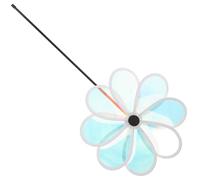 HIAKDOFT Moulin à Vent Réfléchissant Huit Pales pour Jardin Extérieur Dissuasif Oiseaux et Rotatif Protection Polyvalente pour Pelouse Patio et Verger