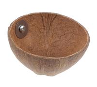 HIAKDOFT Nid De Perruche En Coquille De Noix Naturel, Lit Et Nid De Reproduction En Coque De Noix Solide, Taille Moyenne, Pour Cage à Oiseaux, Maison D’élevage Adaptée Aux Perroquets Et Petits Oiseaux