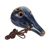 HIAKDOFT Ocarina Céramique Moyen C Débutant Instrument à Vent Portable Pratique pour Adultes Couleur Aléatoire Couleur Aléatoire