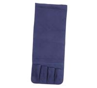 HIAKDOFT Organisateur Accoudoir Canapé Rangement Suspendu avec Capacité Spacieuse Pochette Latérale Résistante pour Télécommande Magazines Accessoires Pratique et Facile à Nettoyer Bleu