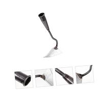 HIAKDOFT Outil De Houe Agricole Tête De Houe Triangulaire pour Jardinage, Petit Modèle, Acier Inoxydable, Usage Jardin Potager, Tête Pointue pour Creuser Et Fertiliser La Terre