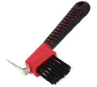 HIAKDOFT Outil de Toilettage Chevaux Cure Pied Caoutchouc avec Brosse Intégrée pour Soin Sabots Prise Confortable Accessoire Équestre Couleur Aléatoire Couleur Aléatoire