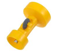 HIAKDOFT Ouvre-Ampoule en Plastique Multifonction Roue Abrasive Double Tête Jaune Outil D’Ouverture D’Ampoules en Verre Léger et Robuste Usage Hospitalier et Domestique Outil de