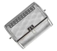 HIAKDOFT Panier à Grillades Acier Inoxydable pour Four Électrique Cage Rotative pour Cuisson Uniforme de Viandes et Légumes Accessoire Barbecue Pratique