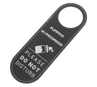 HIAKDOFT Panneau Suspendu Cuir Ne Déranger pour Salle de Maternité et Allaitement Signalétique Double Face pour Chambre de Nourrisson et Espaces Publics