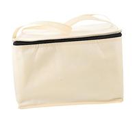 HIAKDOFT Paquet Alimentaire Isolant pour Pâtisserie Paquet Compact pour Pique-niques en Tissu Beige Crème 35x35x23 Cm Garde Chaud Et Froid pour École Travail Et Sorties