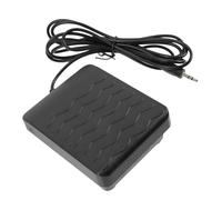 HIAKDOFT Pédale de Sustain pour Piano Électrique 3,5 Mm, Pédale Robuste et Antidérapante, Accessoire Pratique pour Clavier de Musique, Compatible Synthétiseur et Piano Portable