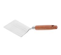 HIAKDOFT Pelle à Steak en Acier Inoxydable Manche en Bois Spatule de Cuisson Portable Spatule à Frire Anti-Brûlure Cuisine Professionnelle et Domestique Outil Multifonction pour Pizza