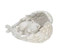 HIAKDOFT Pierre Commémorative Chat Résine Ornement Jardin Petite Statuette Délicate Souvenir Animal de Compagnie