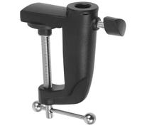 HIAKDOFT Pince de Bureau Aluminium Renforcé avec Vis de Serrage Réglable Support pour Bras Micro Fixation Stable pour Table et Bureau Montage Polyvalent pour Smartphone et Microphone