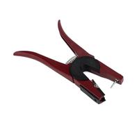 HIAKDOFT Pince Étiquettes Oreille Alliage Aluminium Rouge Applicateur Pivotant Précis pour Bovins Moutons Outil Vétérinaire Robuste et Facile à Utiliser