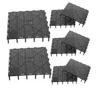 HIAKDOFT Plaque Filtrante Fond Aquarium 20 Pièces PVC Solide Mise en Place Facile Options D’Épissure Accessoire pour Élevage Poissons et Réservoirs D’Eau