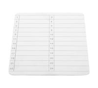 HIAKDOFT Plaque Métallique en Acier Inoxydable Argenté Double Face pour Stockage Sécurisé de Phrase de Récupération 24 Mots, Portefeuille Étanche et Ignifugé pour Sauvegarde Crypto,