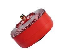 HIAKDOFT Plateau à Fruits Secs Double Couche Rotatif avec Compartiments Plateau Dessert Moderne pour Table de Thé Boîte Snack pour Apéritifs et Couleur Rouge