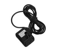 HIAKDOFT Pompe Submersible pour Aquarium Et Fontaine 12 v DC Réglable Plastique Dur Noire 1,5 m Cordon Puissance 3 w Débit Max 200 L/h Adaptée Bassin à Poissons Ventouses