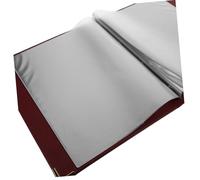 HIAKDOFT Porte Menu Cuir Transparent pour Restaurant Protège Menu Réutilisable Support Daffichage des Prix Pratique et Résistant