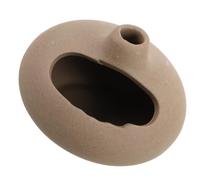 HIAKDOFT Porte-Parfum en Céramique Fait Main Bol en Terre Cuite pour Brûler Cônes et Bâtonnets D’Parfum au Bois de Santal Plateau Artisanal Décoratif Maison et Yoga Diffuseur