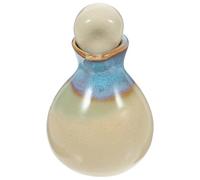 HIAKDOFT Pot Distributeur D'huiles Essentielles en Porcelaine Blanche, Récipient pour Salon de Beauté et Spa, Contenant Aromathérapie Col Coloré Aléatoire, Accessoire Couleur Aléatoire