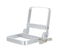 HIAKDOFT Presse-Tube en Métal Argenté pour Tubes D’Aluminium, Extrudeur Compact pour Dentifrice, Colorants Capillaires et Lotions, Accessoire Pratique pour Salle de Bain et Salon de